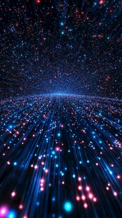 梦幻星际光线穿梭宇宙景