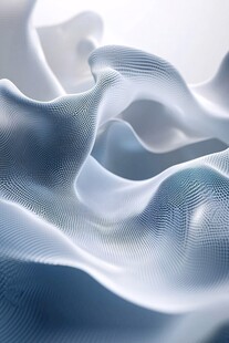 梦幻波浪纹理3D抽象图案
