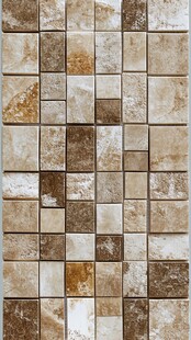 棕米色马赛克瓷砖纹理