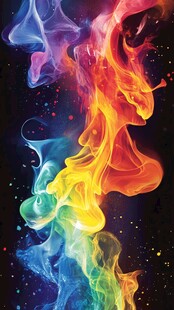 梦幻炫彩烟雾艺术效果