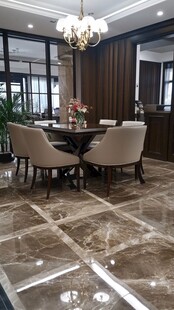 豪华现代风餐厅室内景致