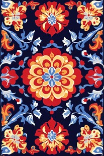 民族风花卉图案精美纹样