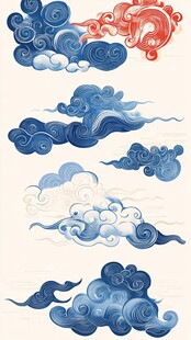 中式传统云纹图案集合