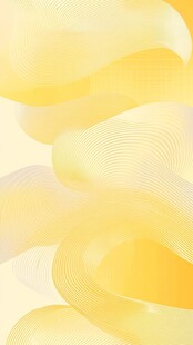 1 灵动黄色飘带抽象背景图