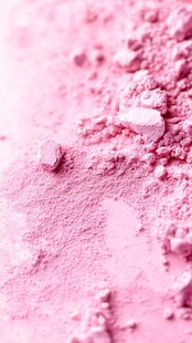 粉色粉末特写