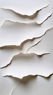 撕裂的纸张纹理特写