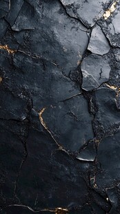 黑色裂纹纹理大理石材质