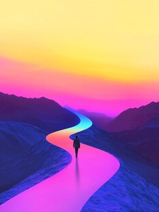 梦幻之路的孤独行者