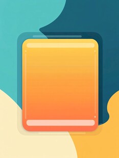 彩色渐变方形图标背景图