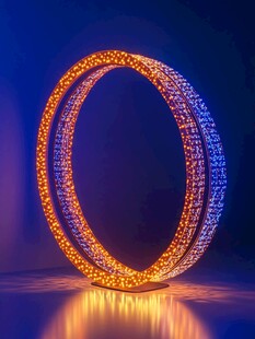 双色发光环形装饰灯