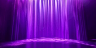 紫色梦幻光线舞台背景