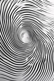 黑白旋涡抽象图案背景