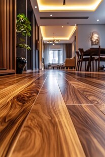 现代家居宽敞明亮木地板空间