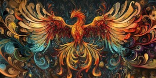 炫彩凤凰 华丽的神话之鸟