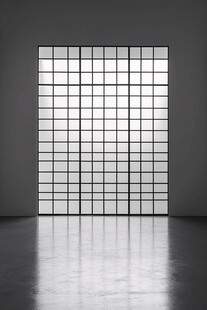 方格光影墙面室内场景