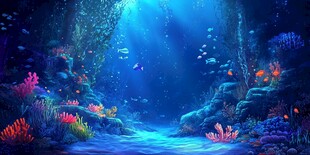梦幻海底世界的奇妙景观