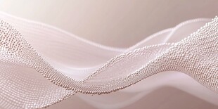 轻柔白纱纹理特写