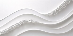 白色珍珠波浪纹理背景