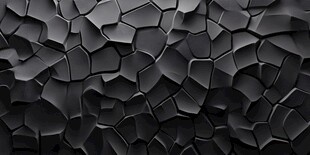 黑色多边形立体纹理背景
