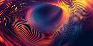 炫彩动感漩涡抽象背景图