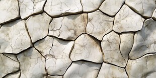 干裂土地纹理特写