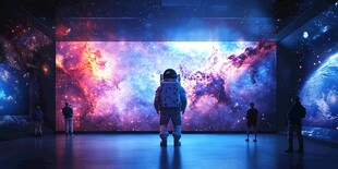 太空主题沉浸式展览场景