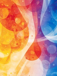 梦幻多彩流体渐变背景图