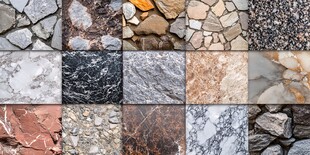 多样石材纹理拼合展示