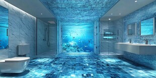 梦幻海底主题奢华浴室