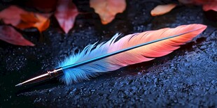 梦幻彩羽 静卧于秋之叶间