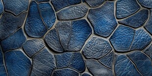 蓝色石块拼接纹理背景