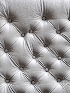 银灰色皮革软包纹理细节