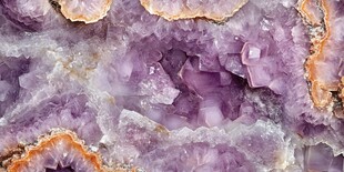 梦幻紫水晶洞纹理特写