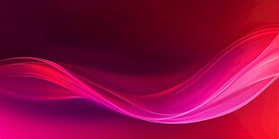 梦幻红粉渐变动感波浪背景