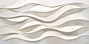波浪纹理墙面装饰艺术