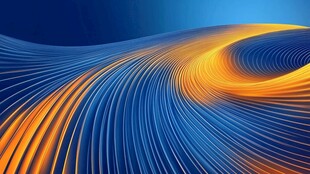 流动炫彩线条背景图