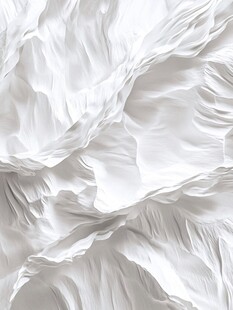 白色褶皱纹理布料特写