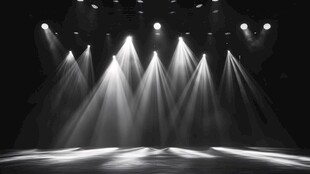 舞台聚光灯效果展示