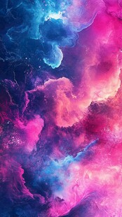梦幻绚丽的宇宙星云图景
