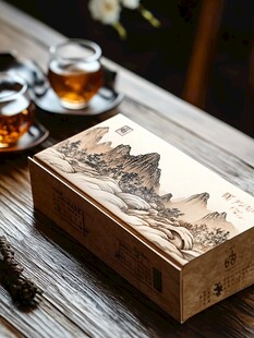 中式古风茶叶包装盒展示