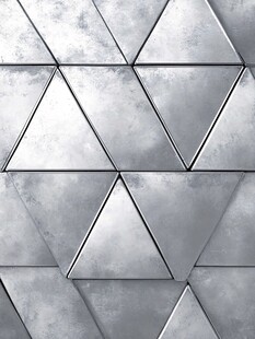 金属三角拼接纹理背景