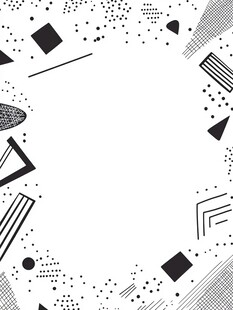 几何元素边框装饰图案