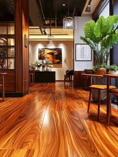 木质温馨家居客厅一角