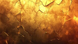 金色裂纹质感背景纹理