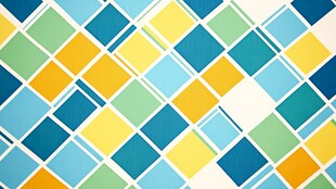 多彩方块几何图案背景