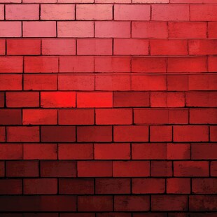 红色砖墙纹理背景图