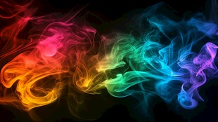 五彩斑斓的梦幻烟雾效果