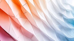 渐变色彩立体几何纹理背景