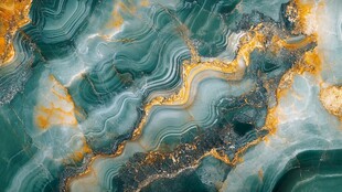 绿黄相间的绝美玛瑙纹理