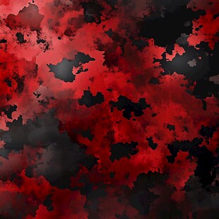 红黑迷彩抽象背景纹理